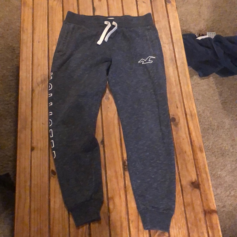Gray hollister sweats/joggers